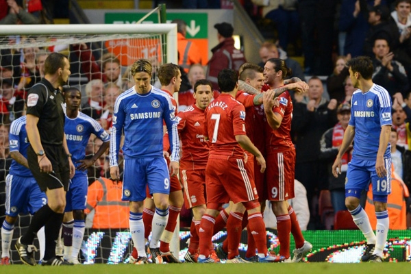 利物浦主场1-1战平升班马桑德兰，迎来赛季首个平局